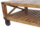 Traditional Cart Style Wooden Coffee Table By Homeroots
