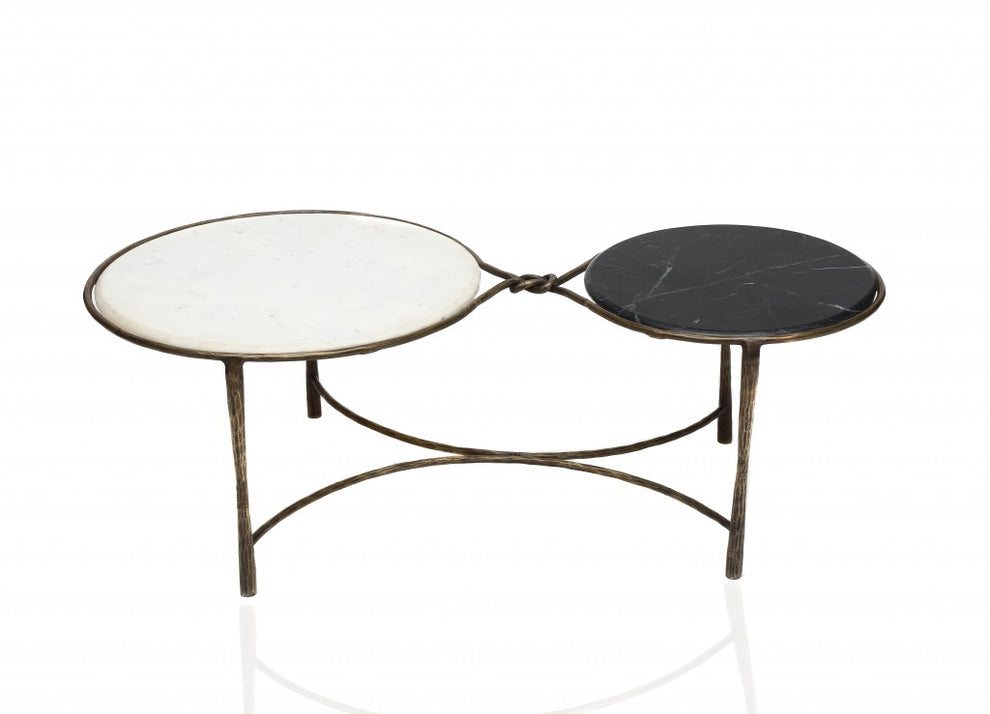 Mid Century Dual Rim Coffee Table By Homeroots | Coffee Tables | Modishstore - 2