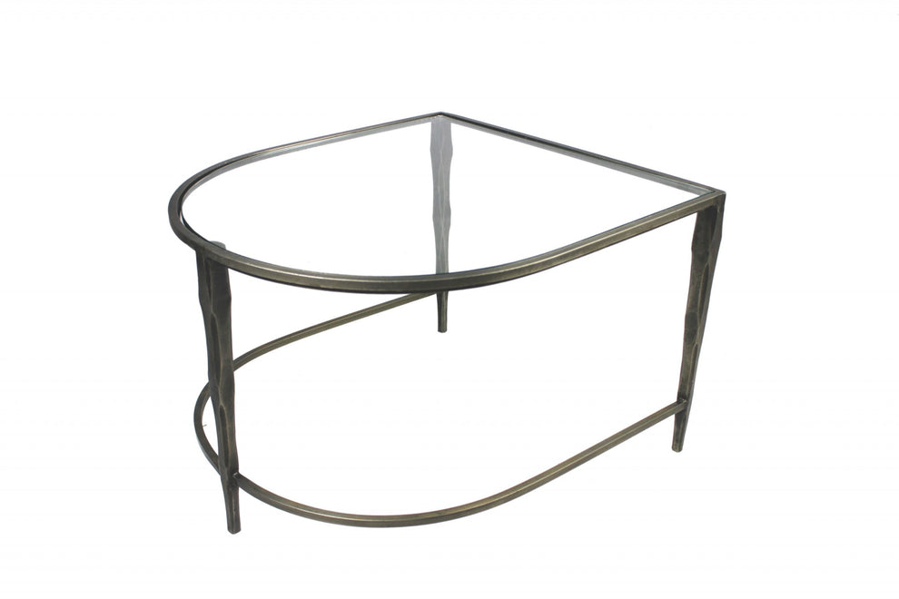Set of 2 Black Marble Top and Glass Coffee Tables By Homeroots | Coffee Tables | Modishstore - 2