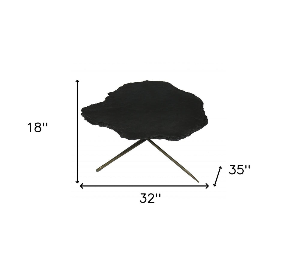 Set of 2 Black Live Edge Coffee Tables By Homeroots | Coffee Tables | Modishstore - 5
