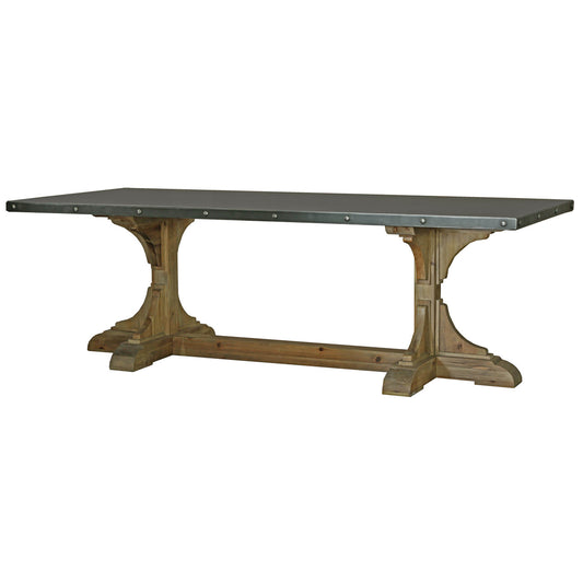 A&B Home Iron & Recycled Wood Dining Table | Dining Tables | Modishstore
