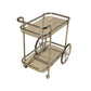 Modern Rolling Bar Cart Serving Trolley By Homeroots | Sculptures | Modishstore - 4