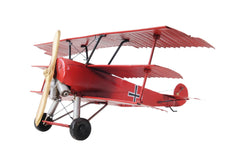c1916 Red Baron Fokker Triplane Model Sculpture By Homeroots