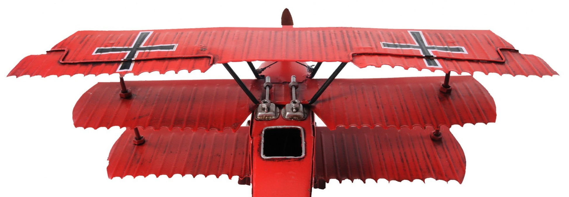 c1916 Red Baron Fokker Triplane Model Sculpture By Homeroots | Sculptures | Modishstore - 2