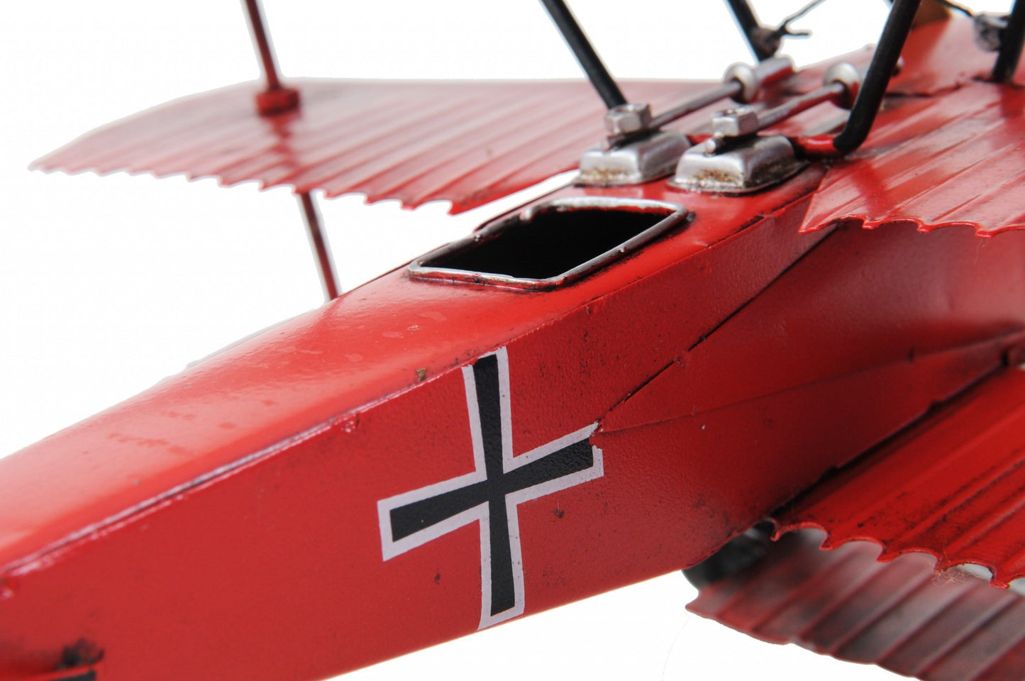 c1916 Red Baron Fokker Triplane Model Sculpture By Homeroots | Sculptures | Modishstore - 6