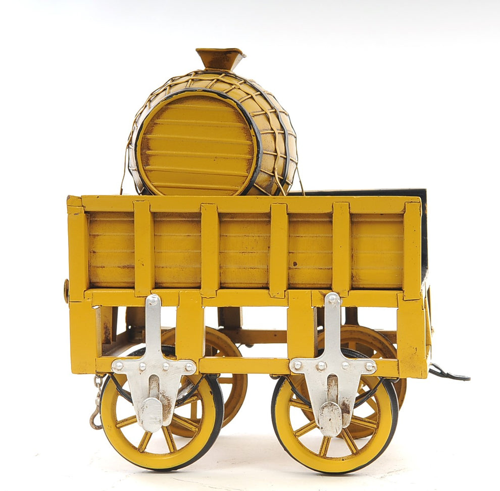 c1829 Yellow Rocket Steam Engine Model Sculpture By Homeroots | Sculptures | Modishstore - 5