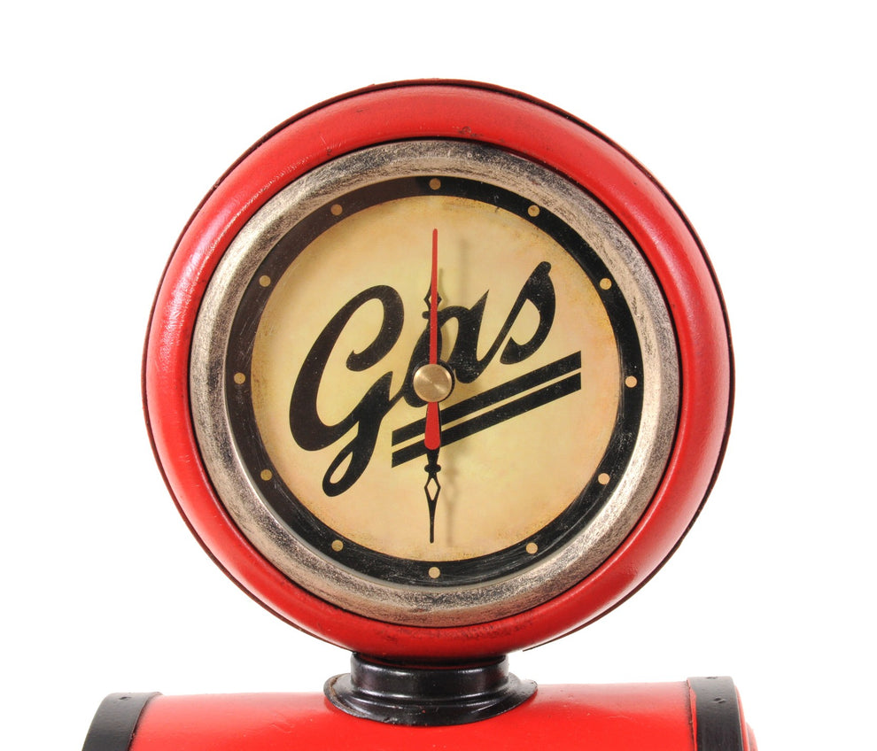 Gas Pump Clock Sculpture By Homeroots | Sculptures | Modishstore - 5