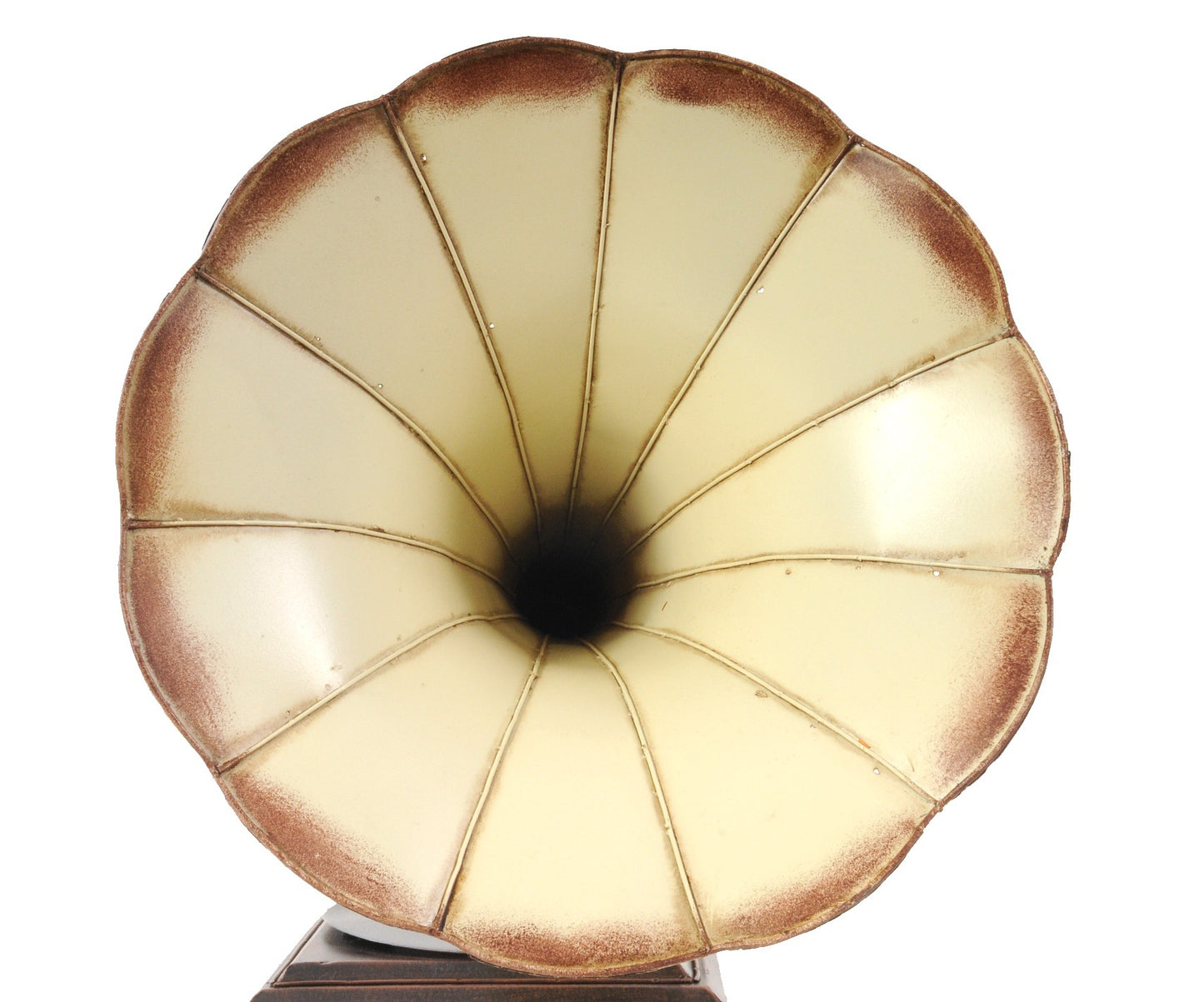 c1911 HMV Gramophone Built to Scale Model Sculpture By Homeroots | Sculptures | Modishstore - 7
