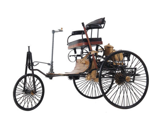 c1886 Three Wheeled Mercedes Benz Motor Car Sculpture By Homeroots | Sculptures | Modishstore
