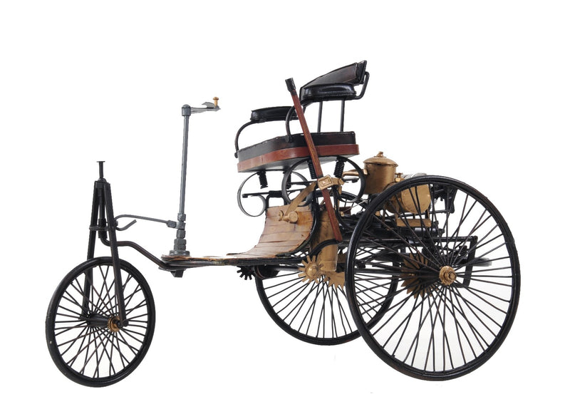 c1886 Three Wheeled Mercedes Benz Motor Car Sculpture By Homeroots | Sculptures | Modishstore