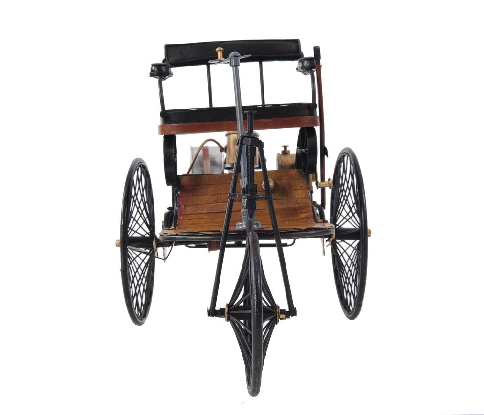 c1886 Three Wheeled Mercedes Benz Motor Car Sculpture By Homeroots | Sculptures | Modishstore - 3