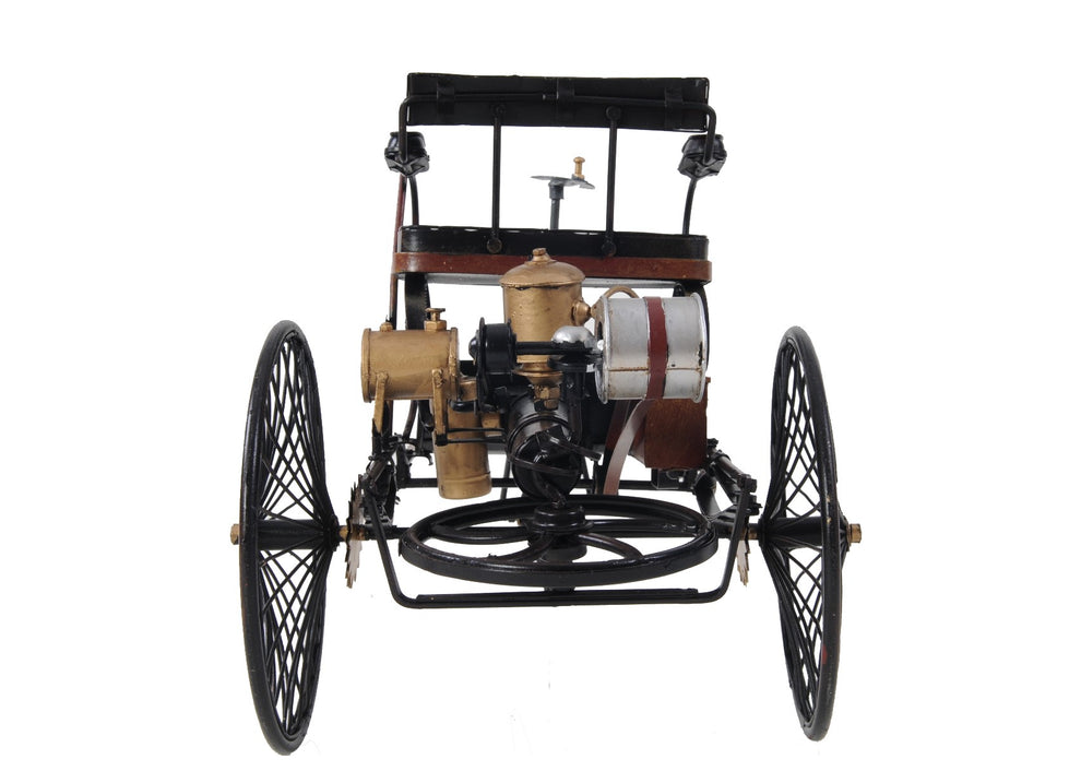 c1886 Three Wheeled Mercedes Benz Motor Car Sculpture By Homeroots | Sculptures | Modishstore - 4