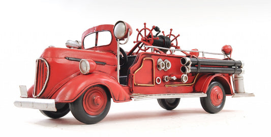 c1938 Ford Red Fire Engine Sculpture By Homeroots | Sculptures | Modishstore