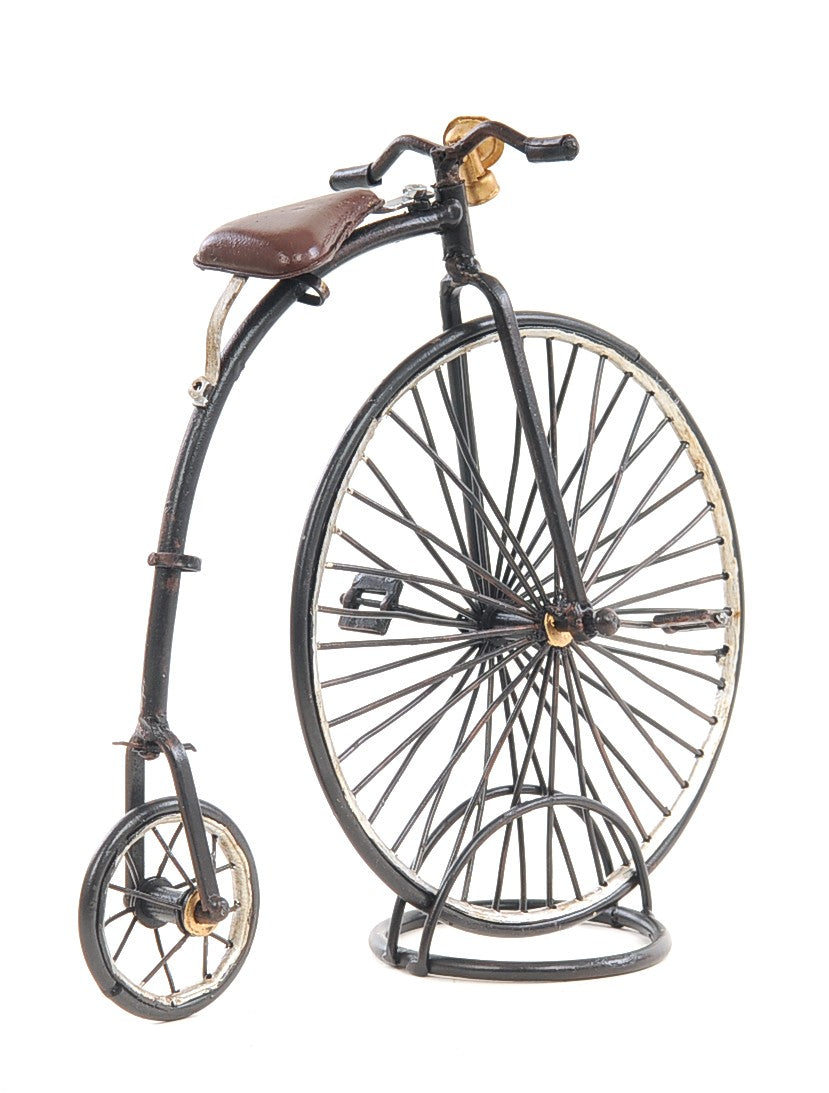 c1870 High Wheeler Bicycle Sculpture By Homeroots | Sculptures | Modishstore - 4