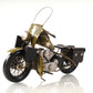 c1942 Green U.S. Army Motorcycle Sculpture By Homeroots | Sculptures | Modishstore