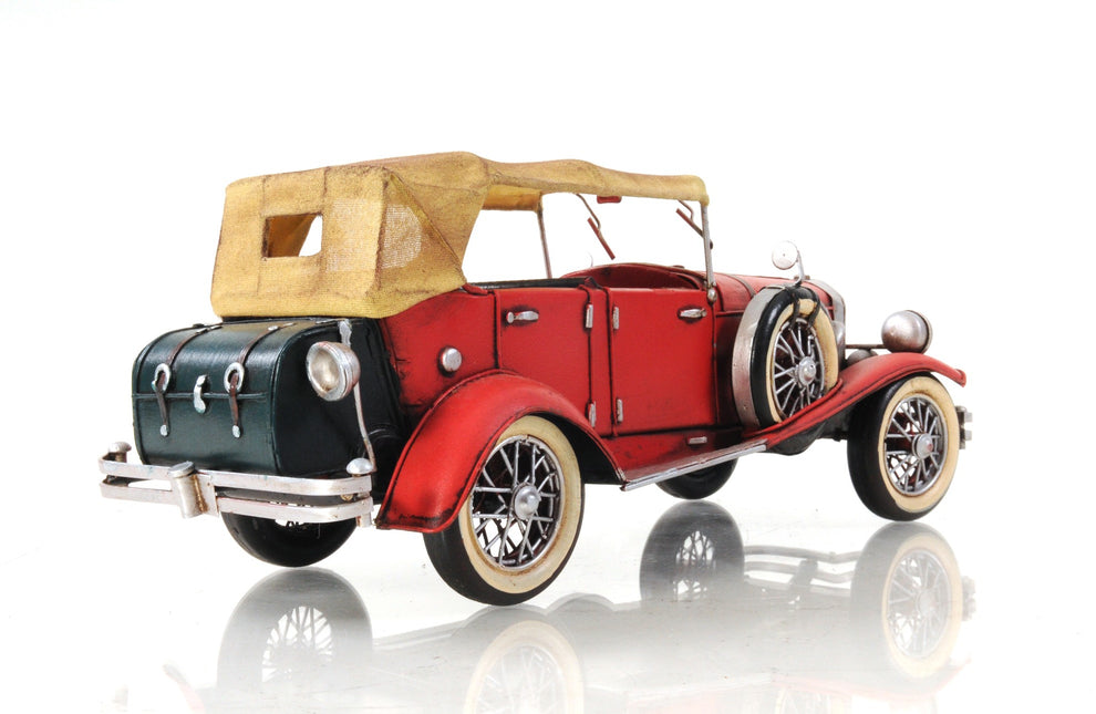 c1933 Vintage Red Duesenberg Model J Sculpture By Homeroots | Sculptures | Modishstore - 3