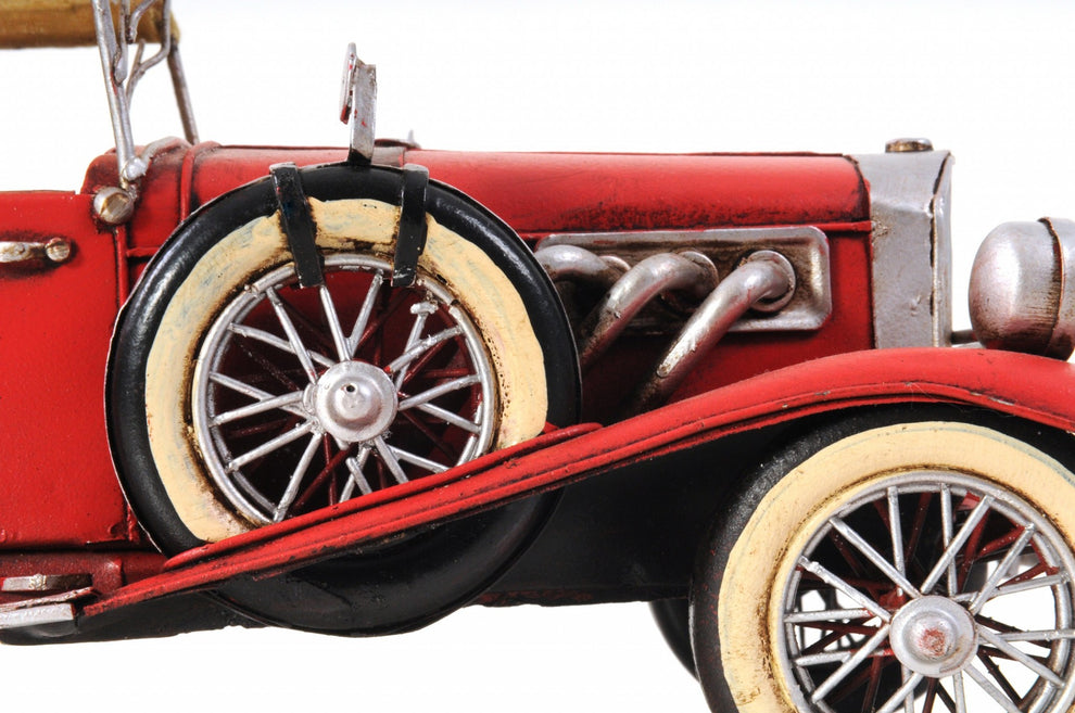 c1933 Vintage Red Duesenberg Model J Sculpture By Homeroots | Sculptures | Modishstore - 5