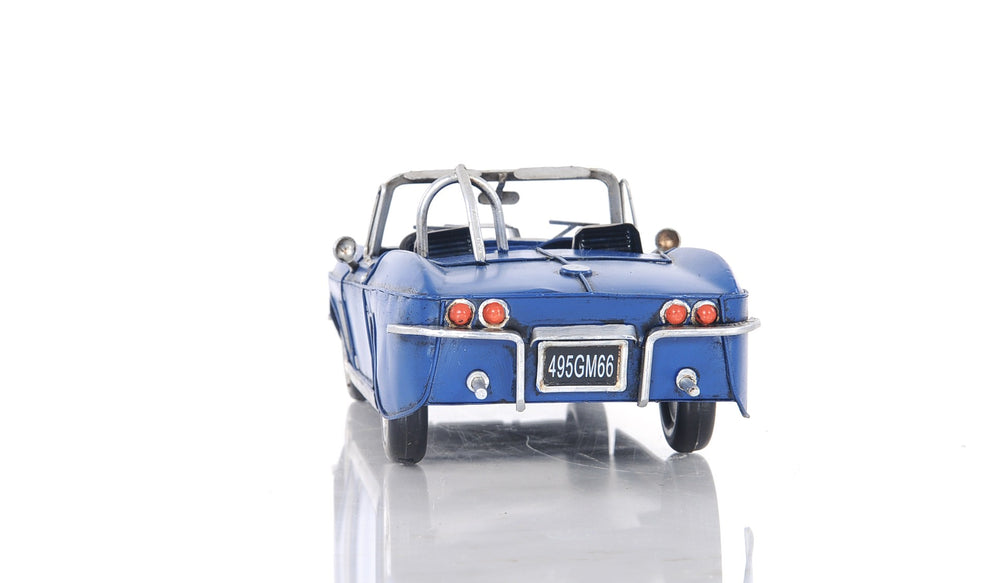 Blue Corvette Stingray Sculpture By Homeroots | Sculptures | Modishstore - 6