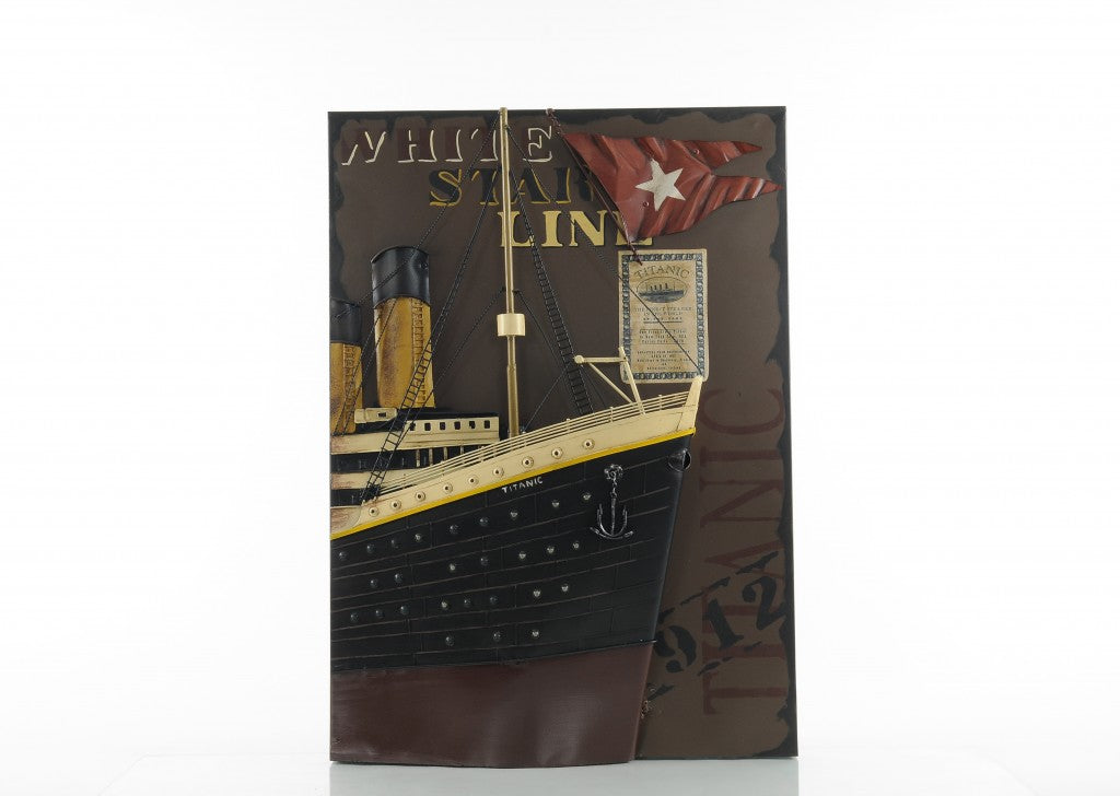 1912 RMS Titanic 3D Front Bow Painting By Homeroots | Sculptures | Modishstore
