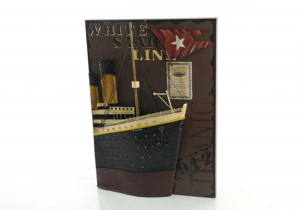 1912 RMS Titanic 3D Front Bow Painting By Homeroots | Sculptures | Modishstore - 2
