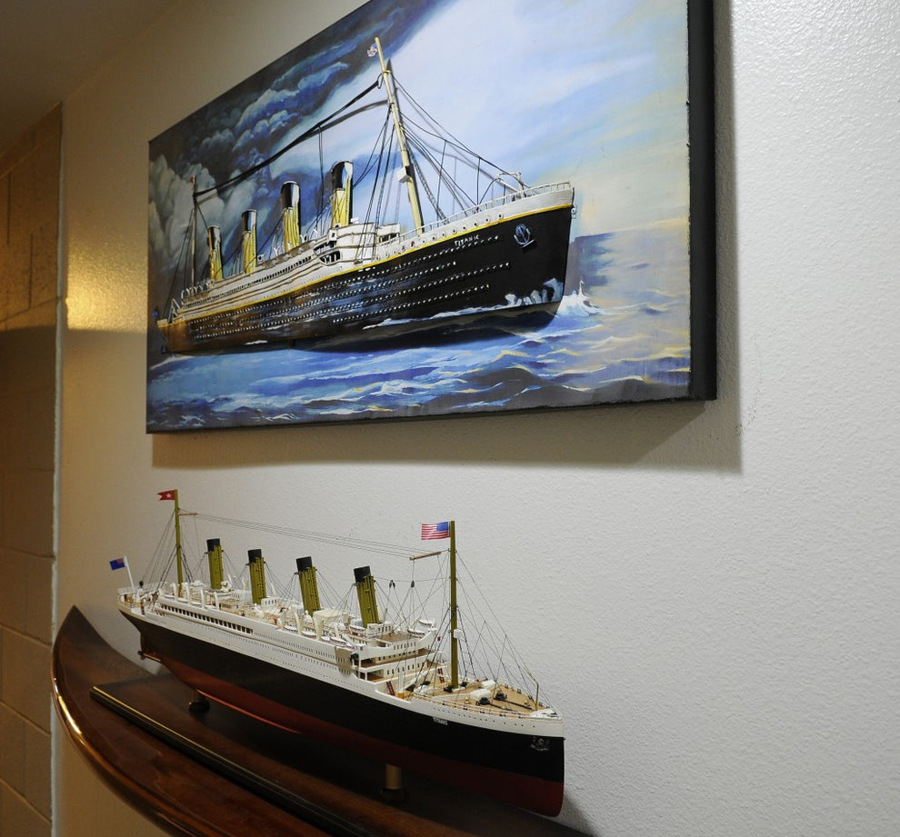 1912 RMS Titanic 3D Ship Painting By Homeroots | Sculptures | Modishstore - 2