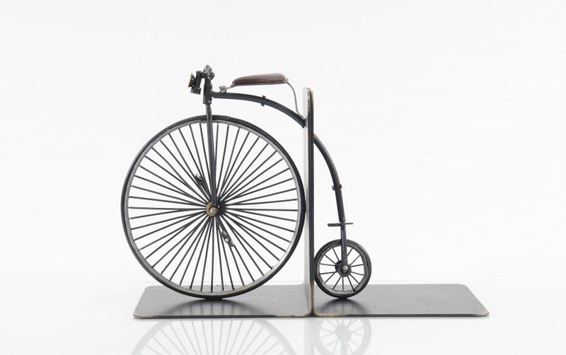 c1870 High Wheeler Bicycle Bookends By Homeroots | Sculptures | Modishstore