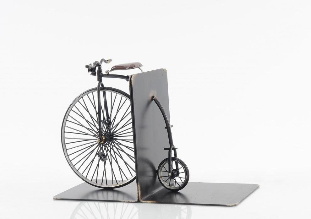 c1870 High Wheeler Bicycle Bookends By Homeroots | Sculptures | Modishstore - 2