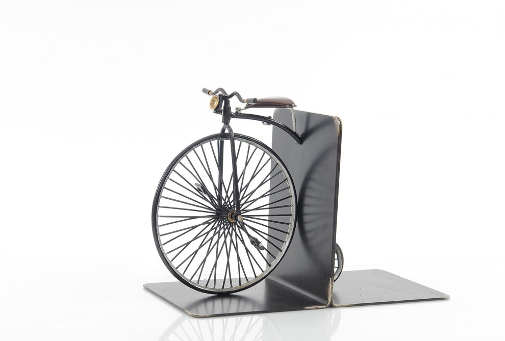 c1870 High Wheeler Bicycle Bookends By Homeroots | Sculptures | Modishstore - 3