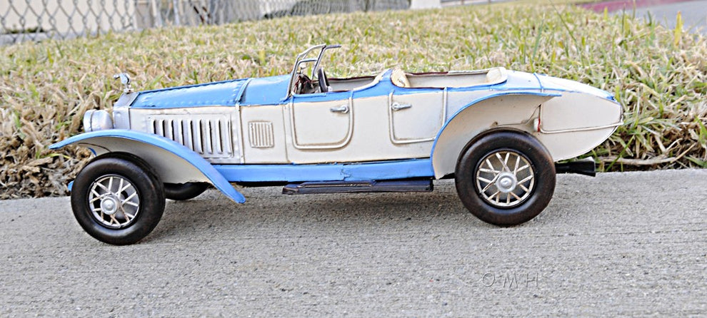 c1928 Sports Rolls Royce Phantom Car Model Sculpture By Homeroots | Sculptures | Modishstore - 5