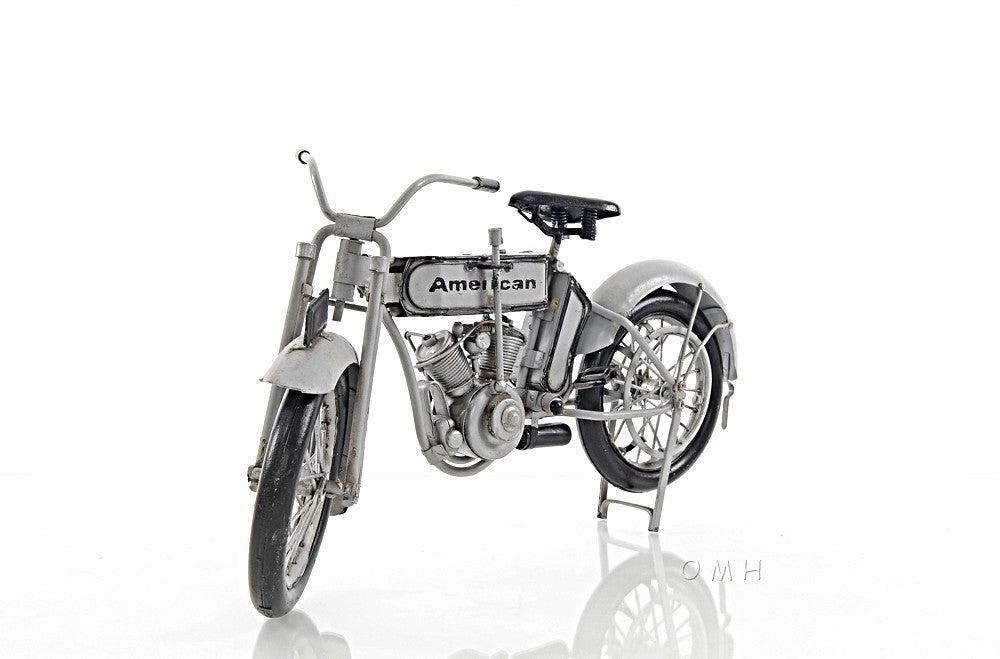 c1911 Harley-Davidson V-Twin Motorcycle Model Sculpture By Homeroots | Sculptures | Modishstore - 2