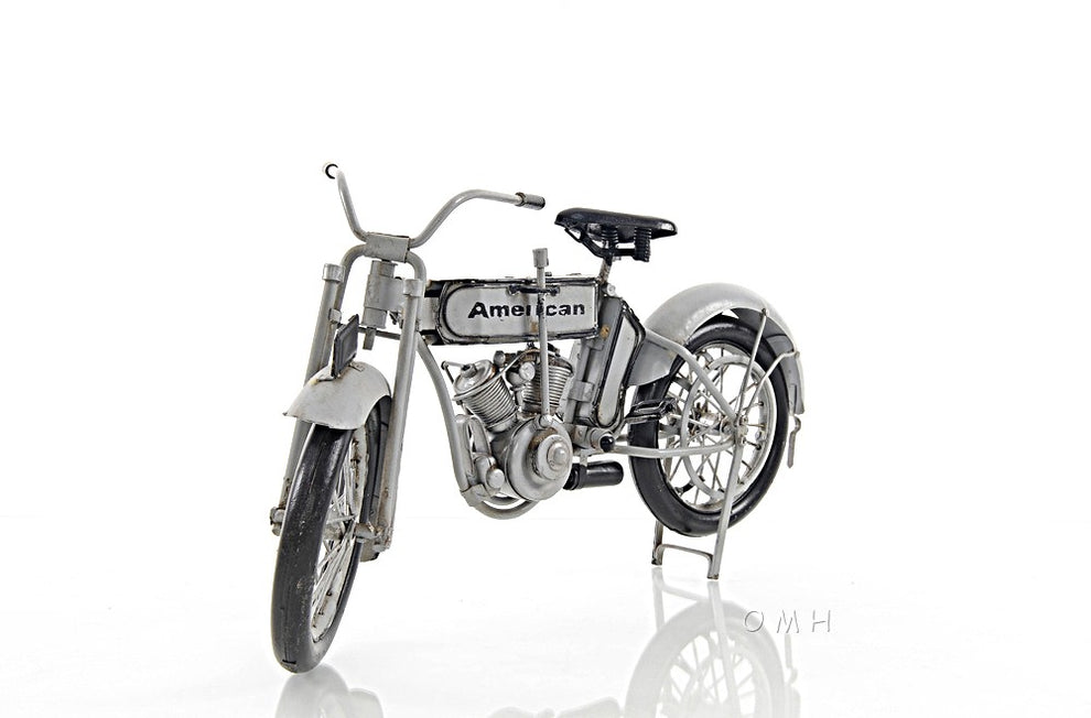 c1911 Harley-Davidson V-Twin Motorcycle Model Sculpture By Homeroots | Sculptures | Modishstore - 2