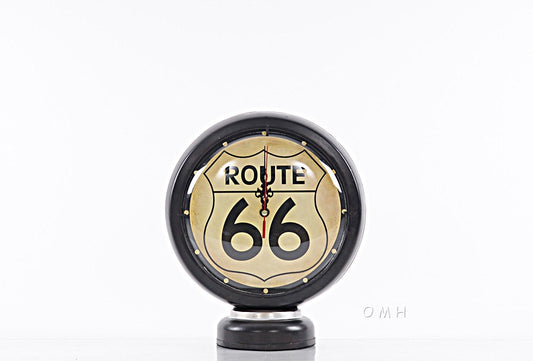 Route 66 Clock By Homeroots | Sculptures | Modishstore
