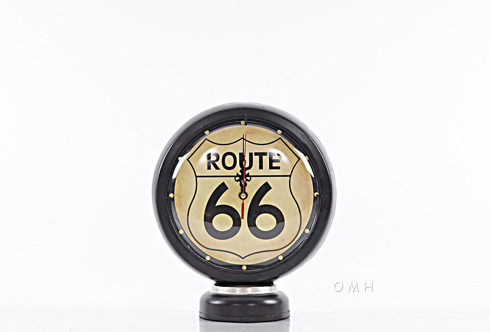 Route 66 Clock By Homeroots | Sculptures | Modishstore