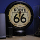 Route 66 Clock By Homeroots | Sculptures | Modishstore - 5