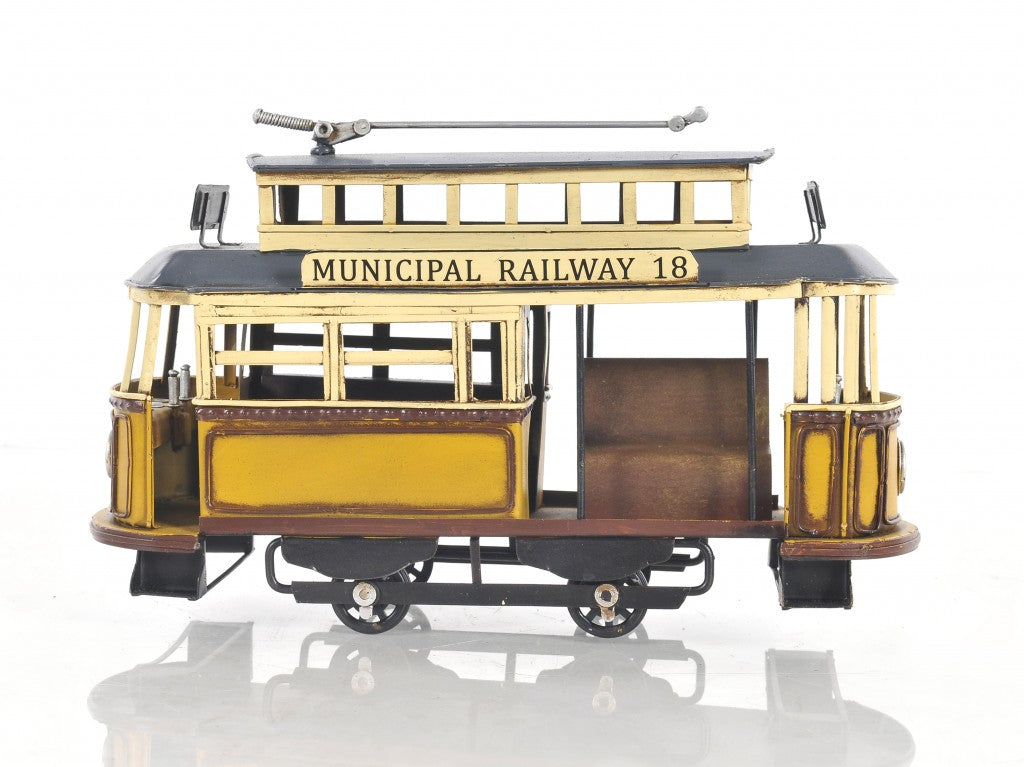 Railway Cable Car Sculpture By Homeroots | Sculptures | Modishstore