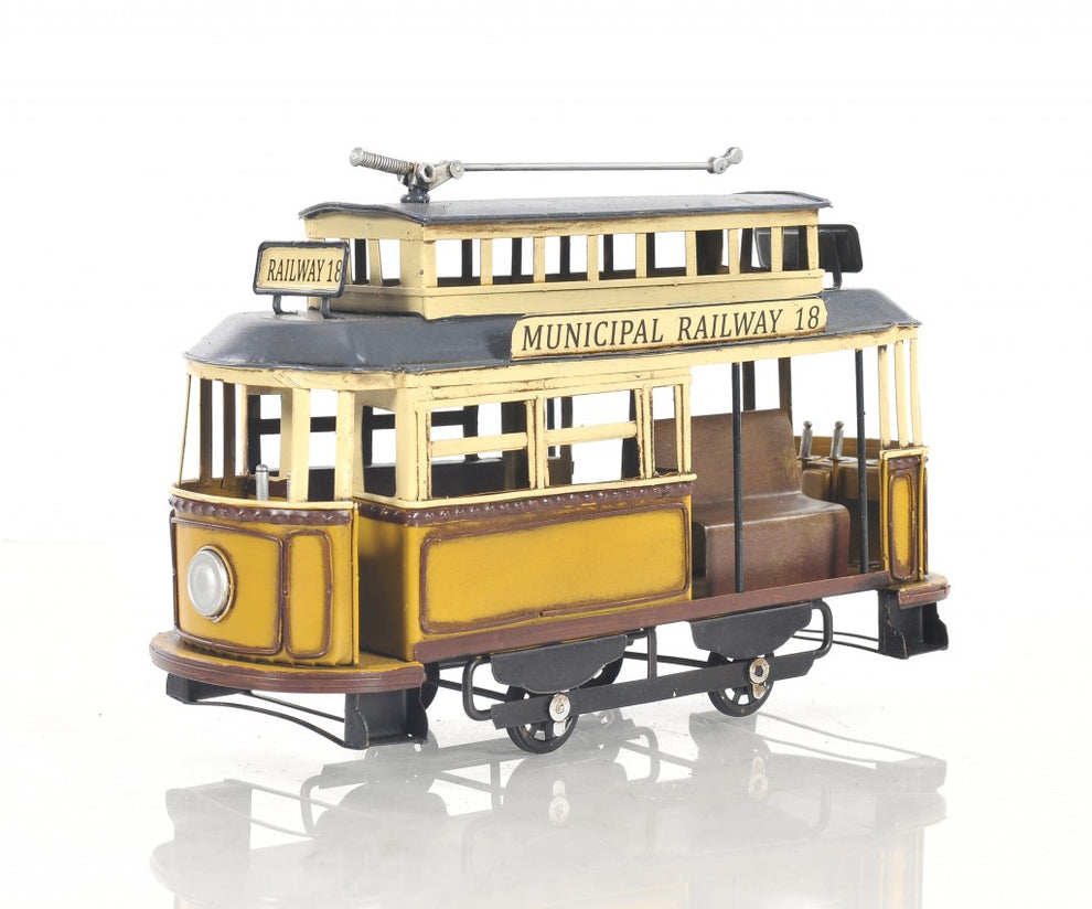 Railway Cable Car Sculpture By Homeroots | Sculptures | Modishstore - 2