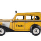 c1933 Vintage Checker Taxi Cab Model Sculpture By Homeroots | Sculptures | Modishstore - 2
