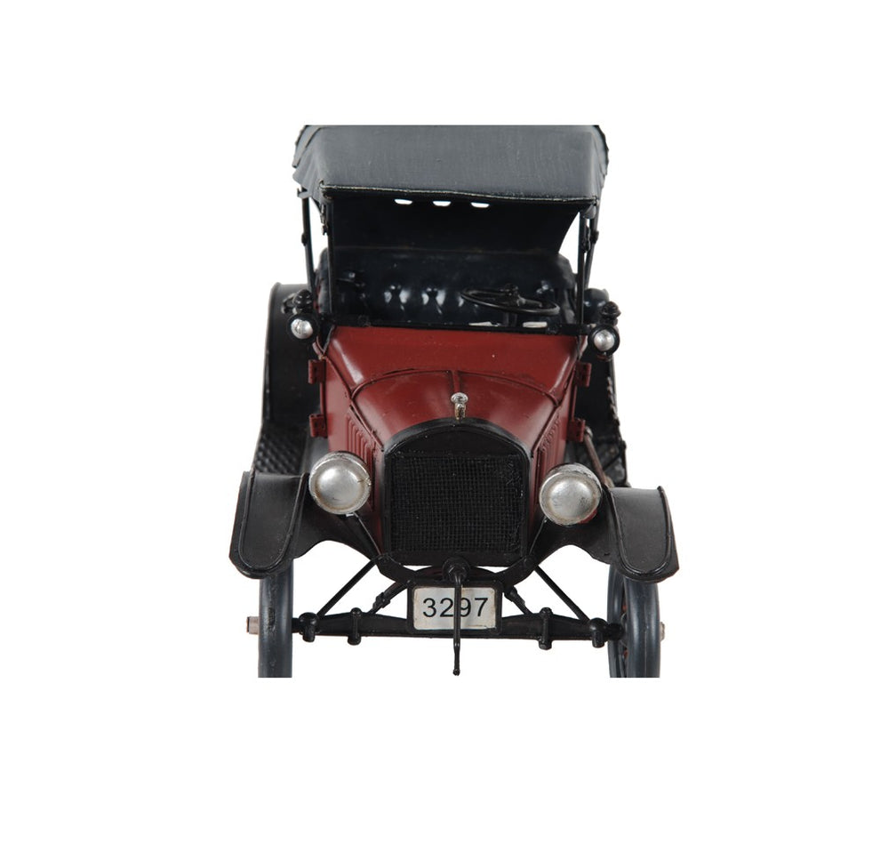 c1924 Red Ford Model T Car Sculpture By Homeroots | Sculptures | Modishstore - 3