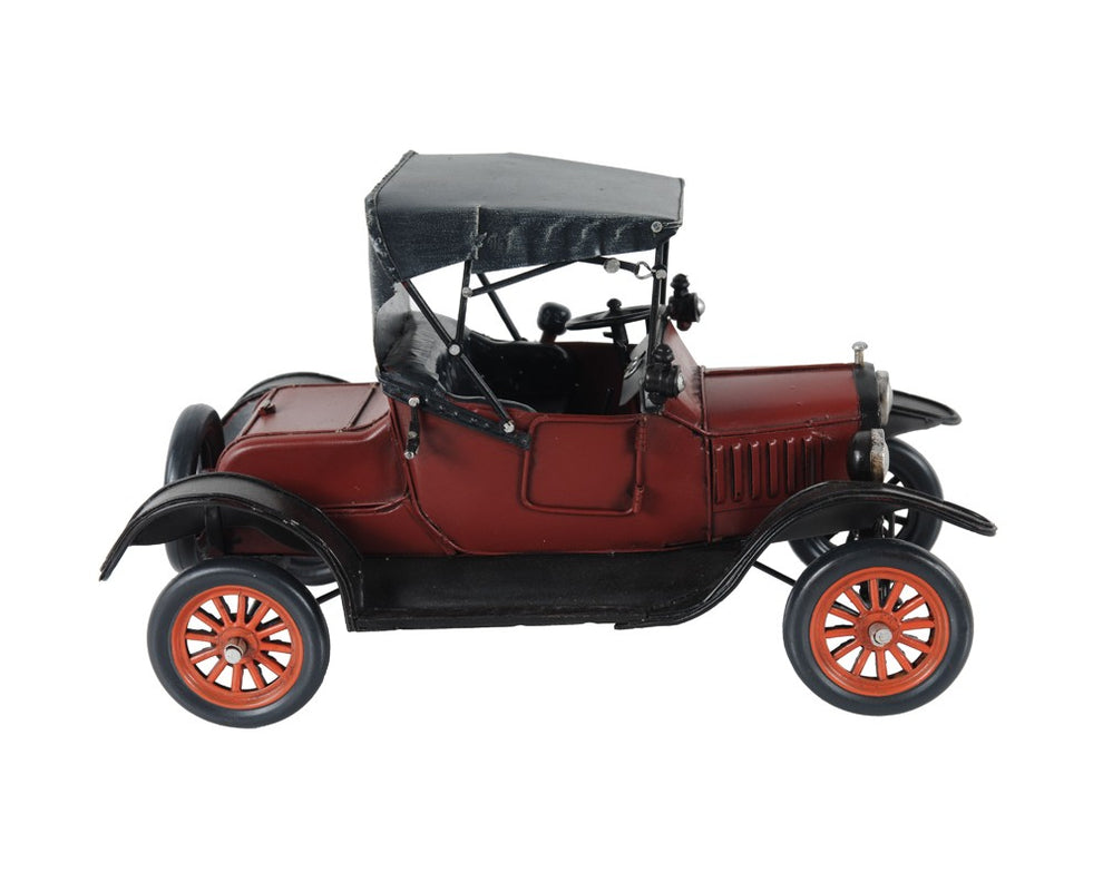 c1924 Red Ford Model T Car Sculpture By Homeroots | Sculptures | Modishstore - 4