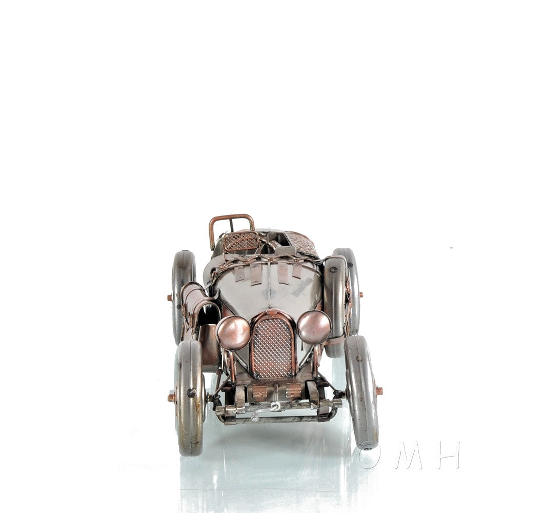 c1924 Bugatti Bronze and Silver Racecar Model Sculpture By Homeroots | Sculptures | Modishstore - 6