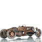 c1924 Bugatti Bronze and Silver Open Frame Racecar Sculpture By Homeroots | Sculptures | Modishstore - 5