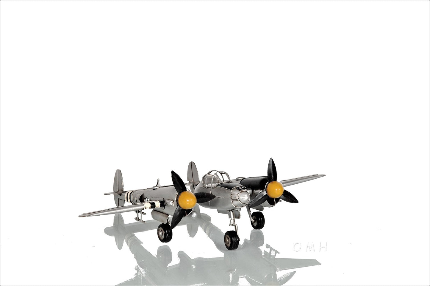 c1941 Lockheed P-38 Lightning Fighter Sculpture By Homeroots | Sculptures | Modishstore - 7