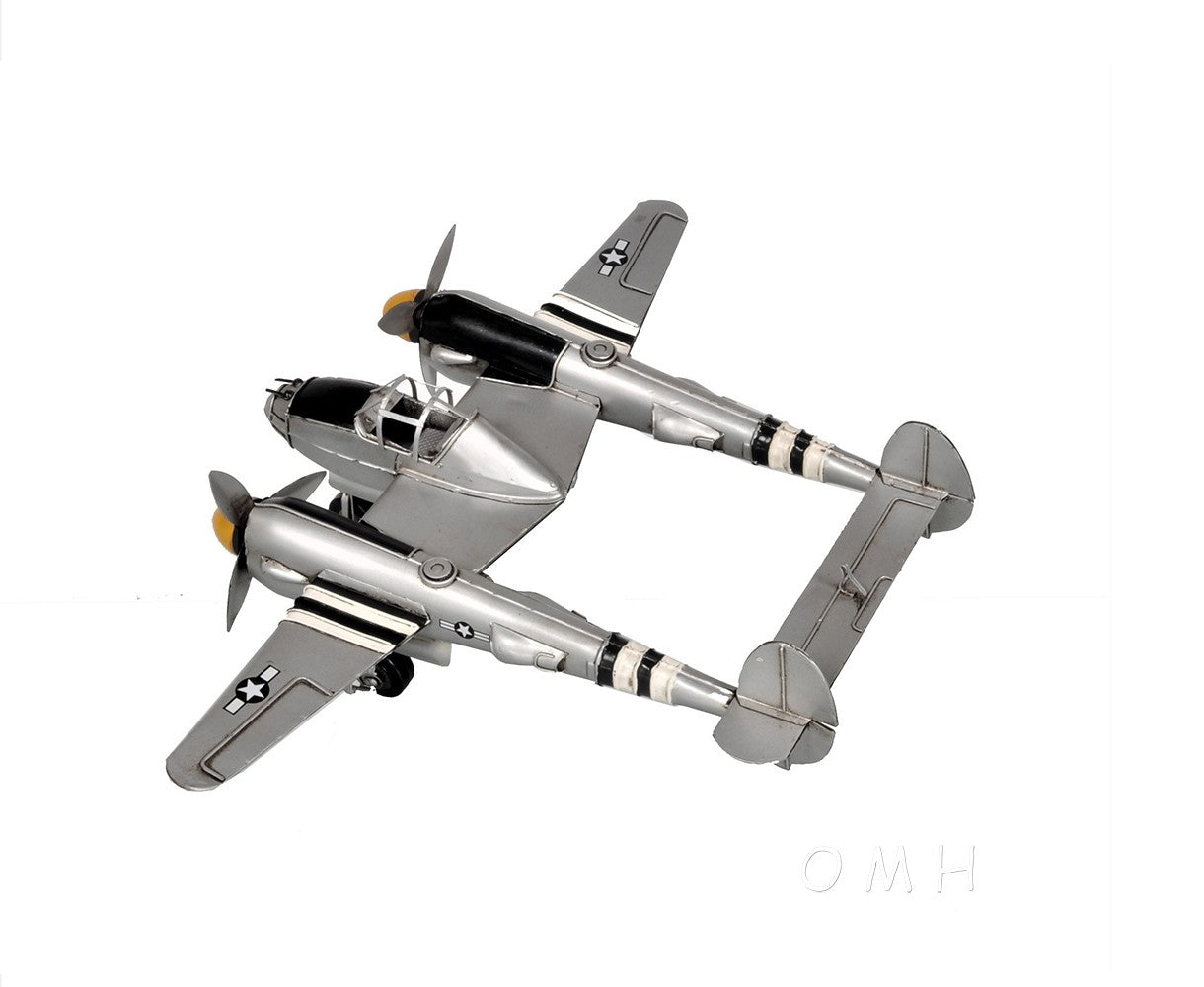 c1941 Lockheed P-38 Lightning Fighter Sculpture By Homeroots | Sculptures | Modishstore - 8
