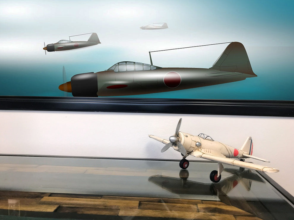 c1943 Nakajima Ki-43 Oscar Sculpture By Homeroots | Sculptures | Modishstore - 7