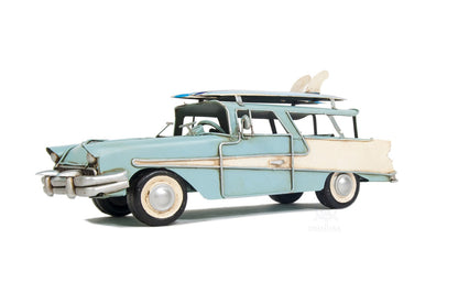 c1957 Blue Ford Country Squire Station Wagon Sculpture By Homeroots | Sculptures | Modishstore
