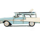 c1957 Blue Ford Country Squire Station Wagon Sculpture By Homeroots | Sculptures | Modishstore - 2
