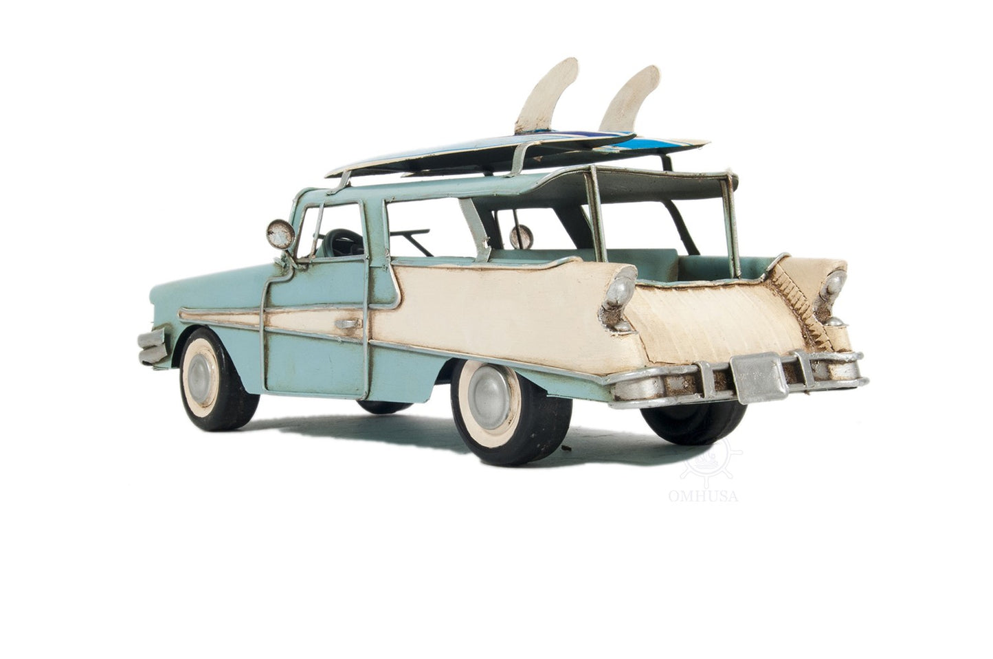 c1957 Blue Ford Country Squire Station Wagon Sculpture By Homeroots | Sculptures | Modishstore - 4