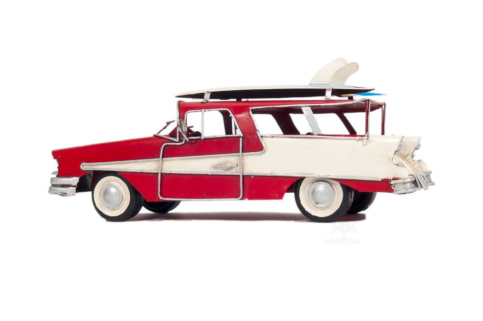 c1957 Blue Ford Country Squire Station Wagon Sculpture By Homeroots | Sculptures | Modishstore - 12