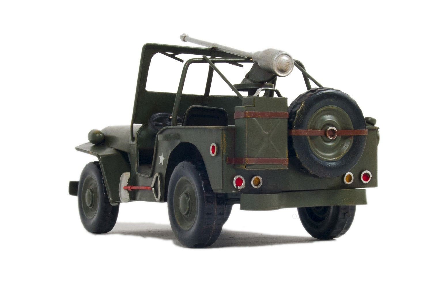 c1941 Green Willys MB Overland Jeep By Homeroots | Sculptures | Modishstore - 6