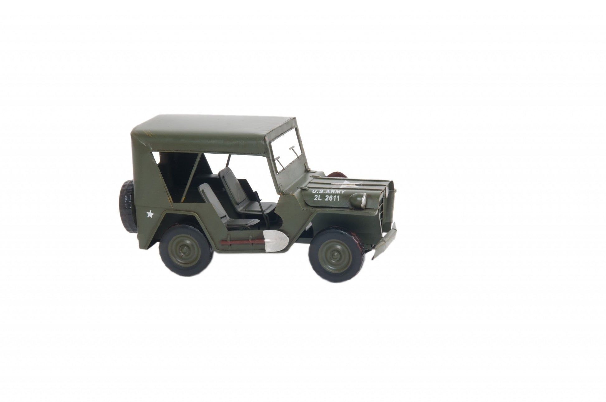 Willys Quad Overland Jeep Sculpture By Homeroots | Sculptures | Modishstore
